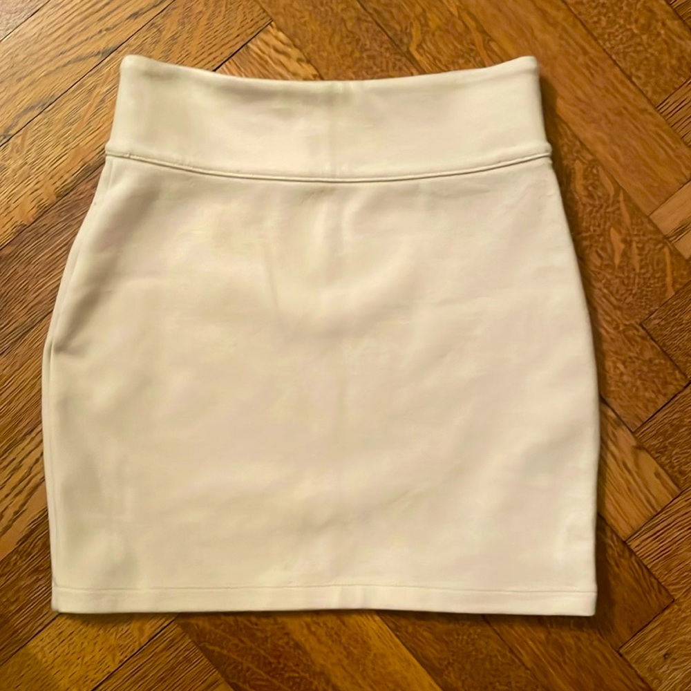 Silence + noise cream XS miniskirt